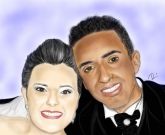 Desenho Digital Colorido (Duas pessoas)